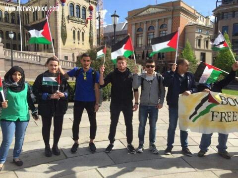 الجالية الفلسطينية في النرويج تحي ذكرى النكبة