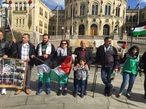 الجالية الفلسطينية في النرويج تحي ذكرى النكبة